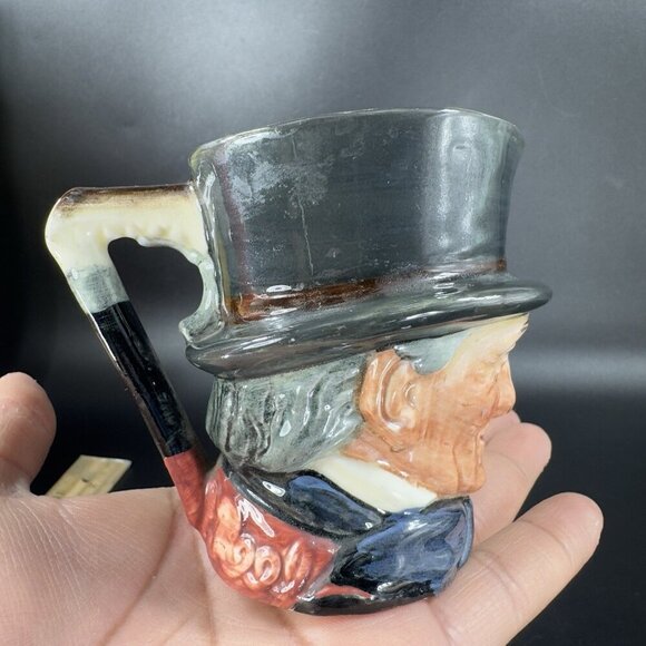 Royal Doulton John Peel Toby Jug Creamer Fine Porcelain Small Pitcher Vintage - Picture 10 of 12